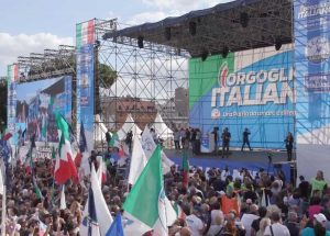 Roma - Matteo Salvini - Manifestazione della Lega