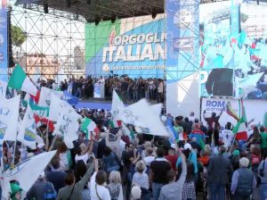 Roma - Matteo Salvini - Manifestazione della Lega