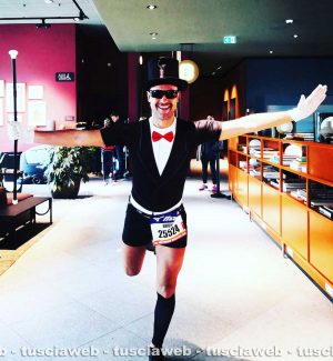 Il cilindro viterbese Bruno Buzzi alla Hal marathon di Amsterdam 