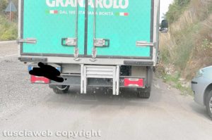 Viterbo - Il traffico sulla Sammartinese 