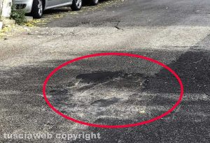 Via Monfalcone - Slalom tra buche e auto in sosta selvaggia