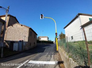 Montefiascone - Semaforo in via Fiordini