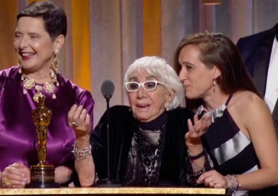 Los Angeles - Consegna dell'Oscar alla carriera per Lina Wertmüller