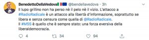 Il post di Benedetto Della Vedova sui fondi in manovra per radio radicale