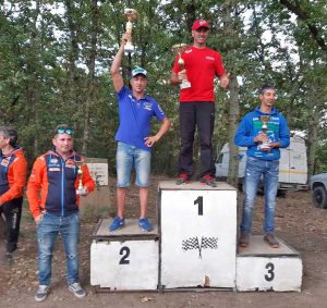 Sport - Motocross - Il podio della gara di Vasanello