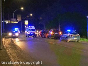 Viterbo - Giovane si sente male sulla Tangenziale ovest - Intervento di 118 e polizia