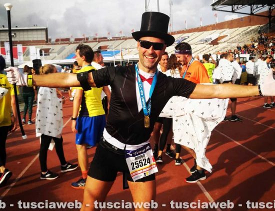 Il cilindro viterbese Bruno Buzzi alla Hal marathon di Amsterdam