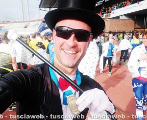 Il cilindro viterbese Bruno Buzzi alla Hal marathon di Amsterdam 