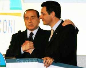 Silvio Berlusconi e Giulio Marini