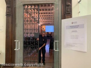 Viterbo - Unitus - Elezioni per il nuovo rettore all'aula magna di Santa Maria in Gradi