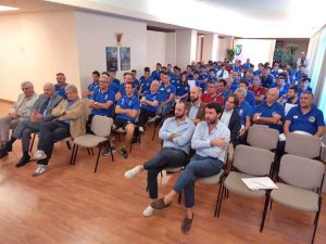 Sport - Calcio - Il raduno degli arbitri viterbesi a San Martino al Cimino