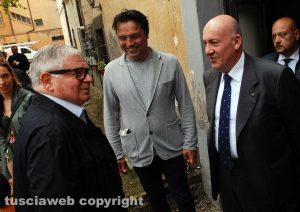 Il commendatore Giorgio Ricci Saraceni con il prefetto
