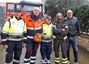 Tarquinia - La commemorazione dei vigili del fuoco morti ad Alessandria