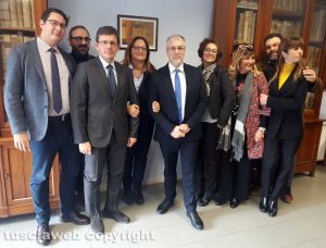Tribunale - La targa intitolata all'avvocato Luciana Zampi