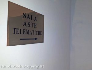 Tribunale - Inaugurata la sala delle aste telematiche