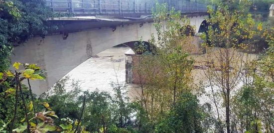 Maltempo - Il Tevere a Orte Scalo