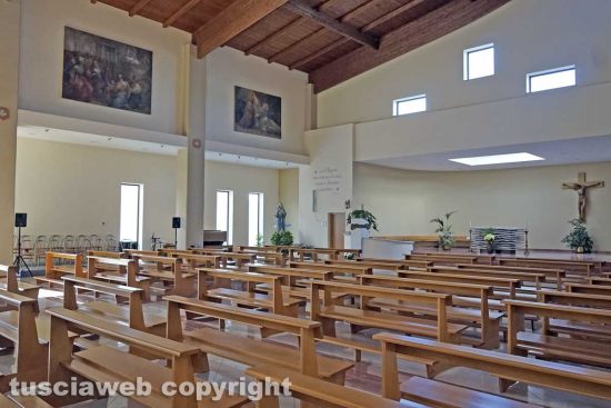 Viterbo - La chiesa di Villanova dei Santi Ilario e Valentino