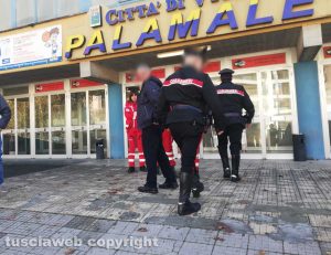 I carabinieri al Palamalè