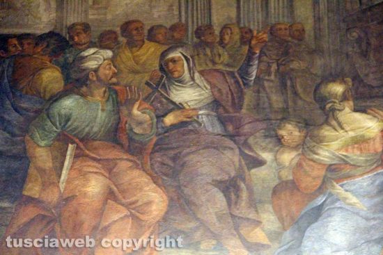 Viterbo - Le opere dedicate a Sant'Agostino