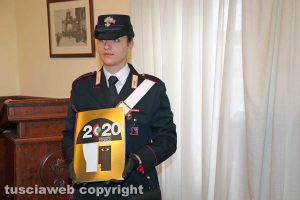 Viterbo - Carabinieri - La presentazione del calendario 2020 dell'Arma
