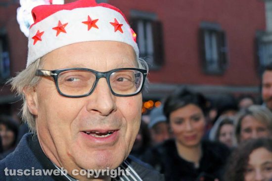 Babbo Natale Vittorio Sgarbi