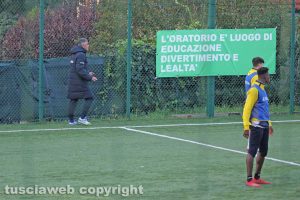 Sport - Calcio - Viterbese - L'allenamento all'oratorio Grandori