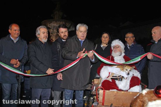 L'inaugurazione del Viterbo Christmas