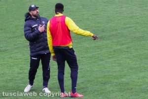 Sport - Calcio - Viterbese - Antonio Calabro ed Emmanuel Besea
