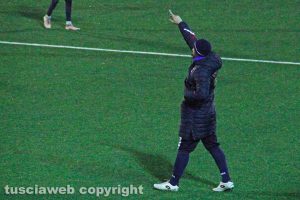 Sport - Calcio - Viterbese - L'allenamento in notturna a Ronciglione - Calabro