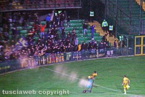 Sport - Calcio - Viterbese - L'esultanza di Michele Volpe