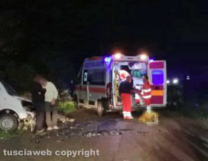 Ischia di Castro – Frontale, un morto e due feriti