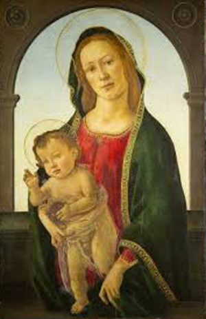 Madonna con bambino di Botticelli