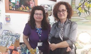Moa Casa - Luigia Melaragni nello stand di Bell'ornato