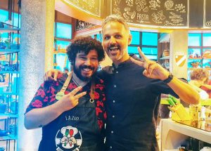 Cristiano Sabatini a Cuochi d'Italia con Paolo Franceschini