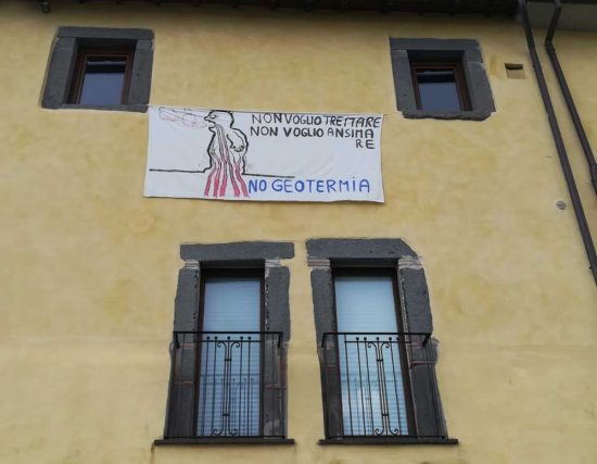 I cartelli contro la Geotermia