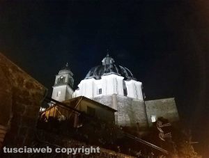 Montefiascone - Nuova illuminazione per la cupola di Santa Margherita