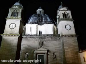 Montefiascone - Nuova illuminazione per la cupola di Santa Margherita