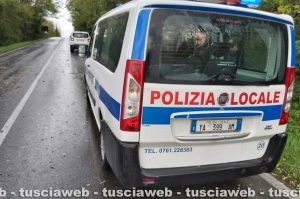 Maltempo - La polizia locale sulla Teverina