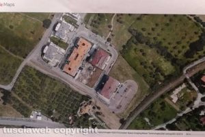 Viterbo - La piantina dove nasceranno i boschi urbani