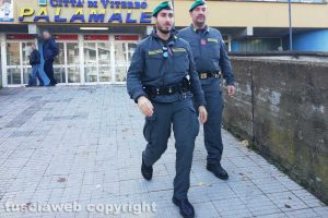 La guardia di finanza al Palamalè