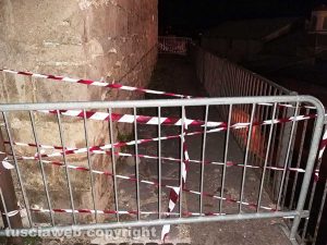 Montefiascone – Santa Margherita, cadono sassi dalla parte posteriore
