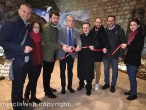 Viterbo - L'inaugurazione della mostra Era glaciale
