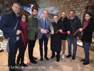 Viterbo - L'inaugurazione della mostra Era glaciale