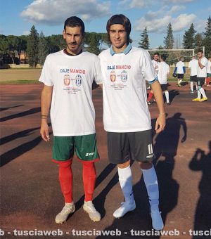 Sport - Calcio - Ortana e Del Nera insieme per Daniele Mancini - I capitani Gallo e Settimi