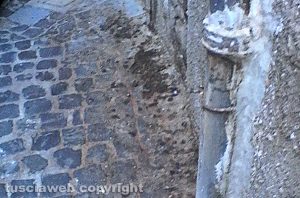 Montefiascone - Via Bixio piena di guano