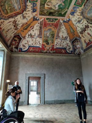 Ana Vitelaru a Villa Giustiniani 