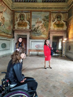 Ana Vitelaru a Villa Giustiniani 