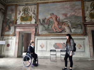 Ana Vitelaru a Villa Giustiniani 