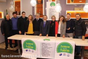 Viterbo - Elezioni provinciali - I candidati di Insieme per la Tuscia con Romoli, Fusco, Battistoni e Santucci