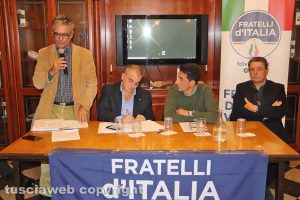 Viterbo - L'incontro di FdI sull'aeroporto